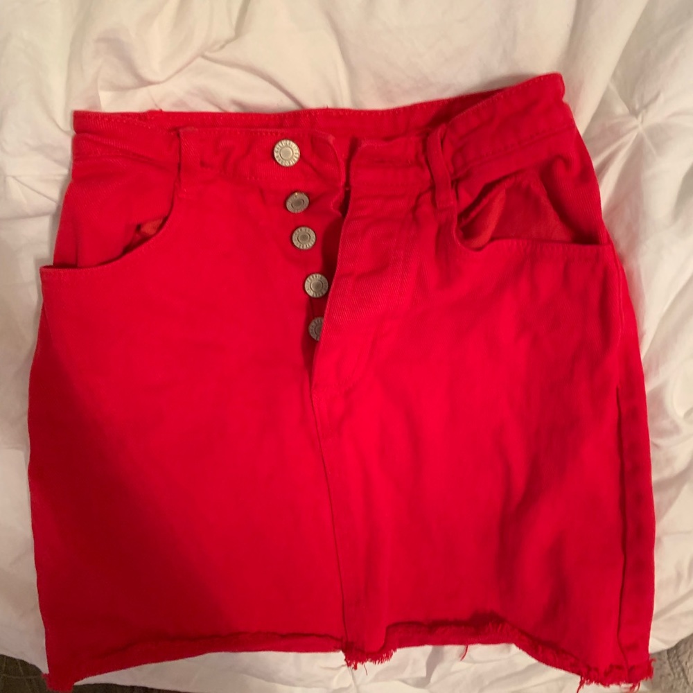 Red Brandy Melville Skirt